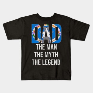 Northern Marianan Dad The Man The Myth The Legend - Gift for Northern Marianan Dad With Roots From Northern Marianan Kids T-Shirt